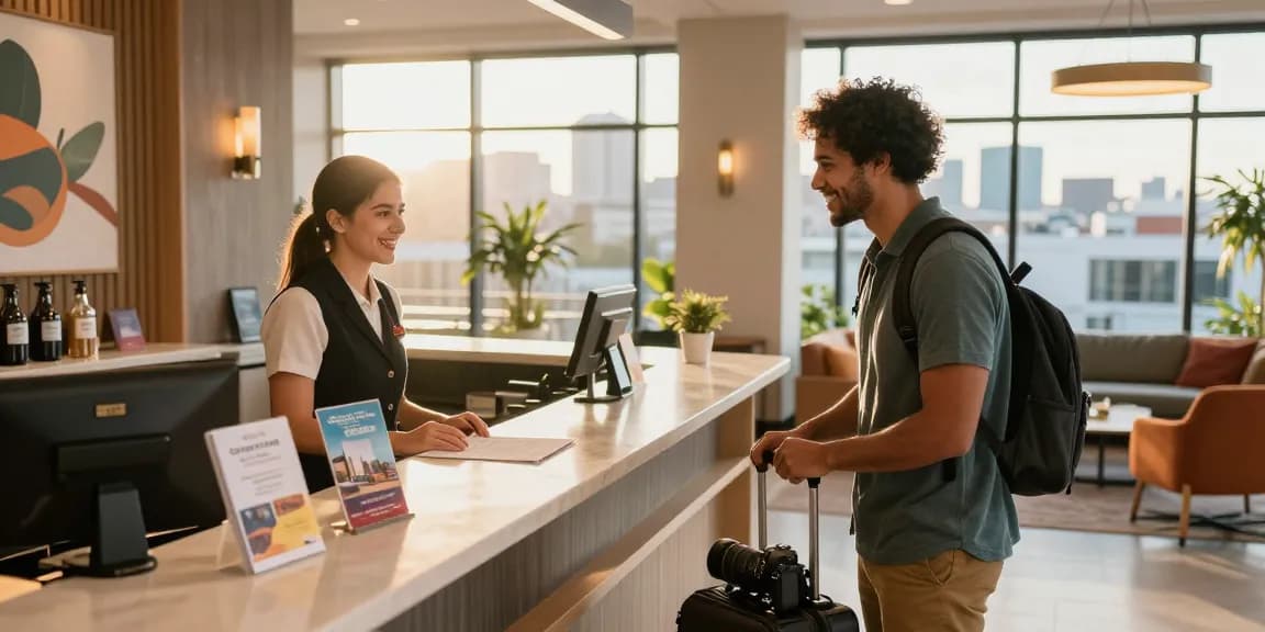 rokok88 welcoming hotel experience with friendly staff and modern decor