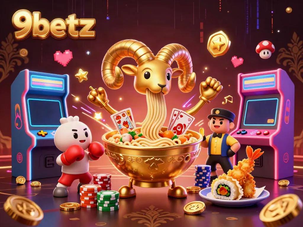 Experience vibrant gaming fun at 9betz with dynamic characters and exciting casino elements.