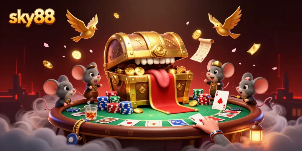 Engage with the vibrant world of sky88, where treasure and adventure meet at the poker table.