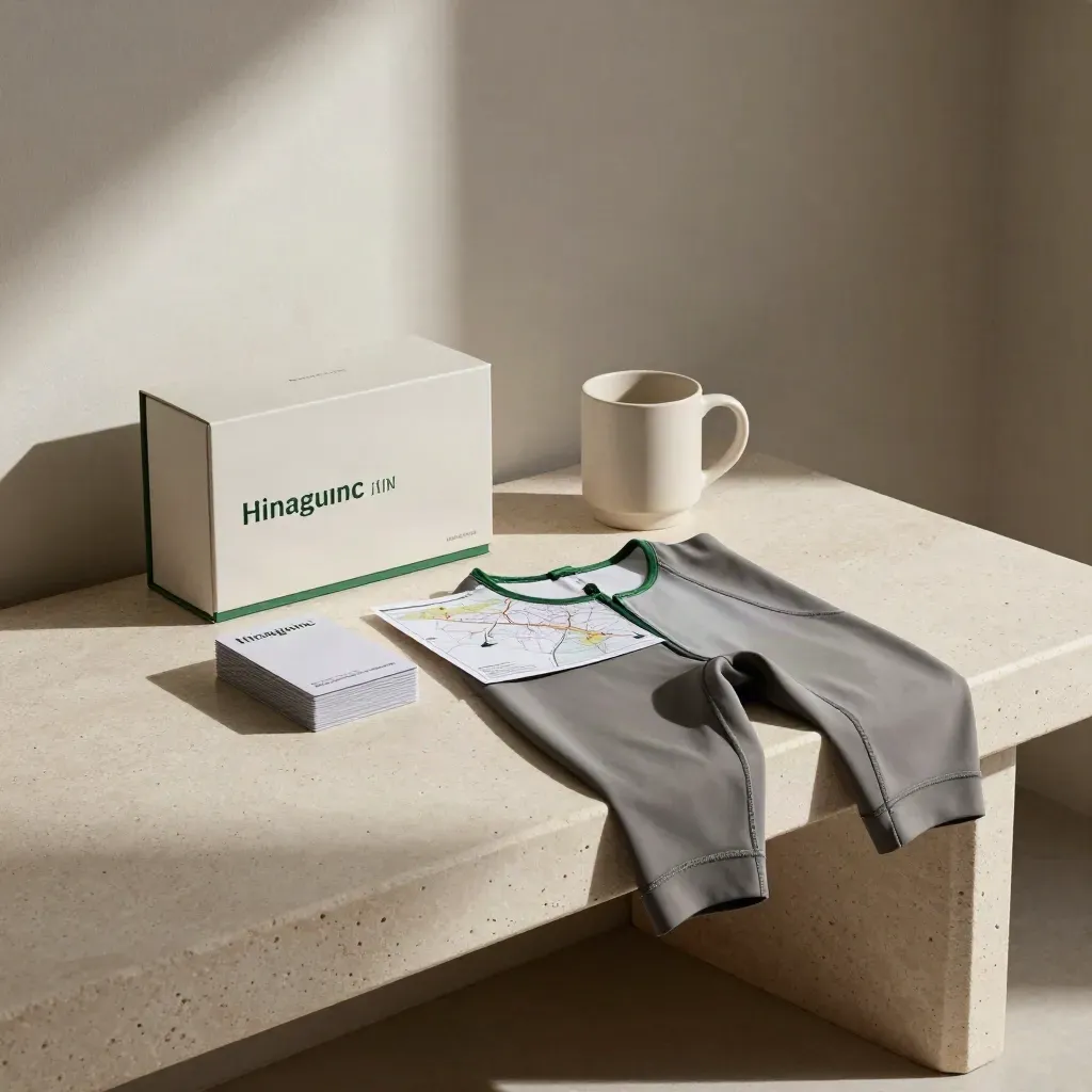 Close-sprint sales kit on limestone bench with cup and insert in sunbeam
