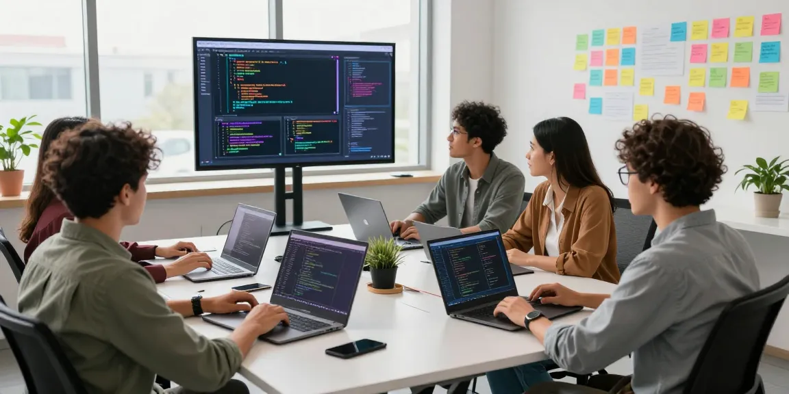 Dynamic team collaboration at the WPS Official Website digital workspace, showcasing coding innovation.
