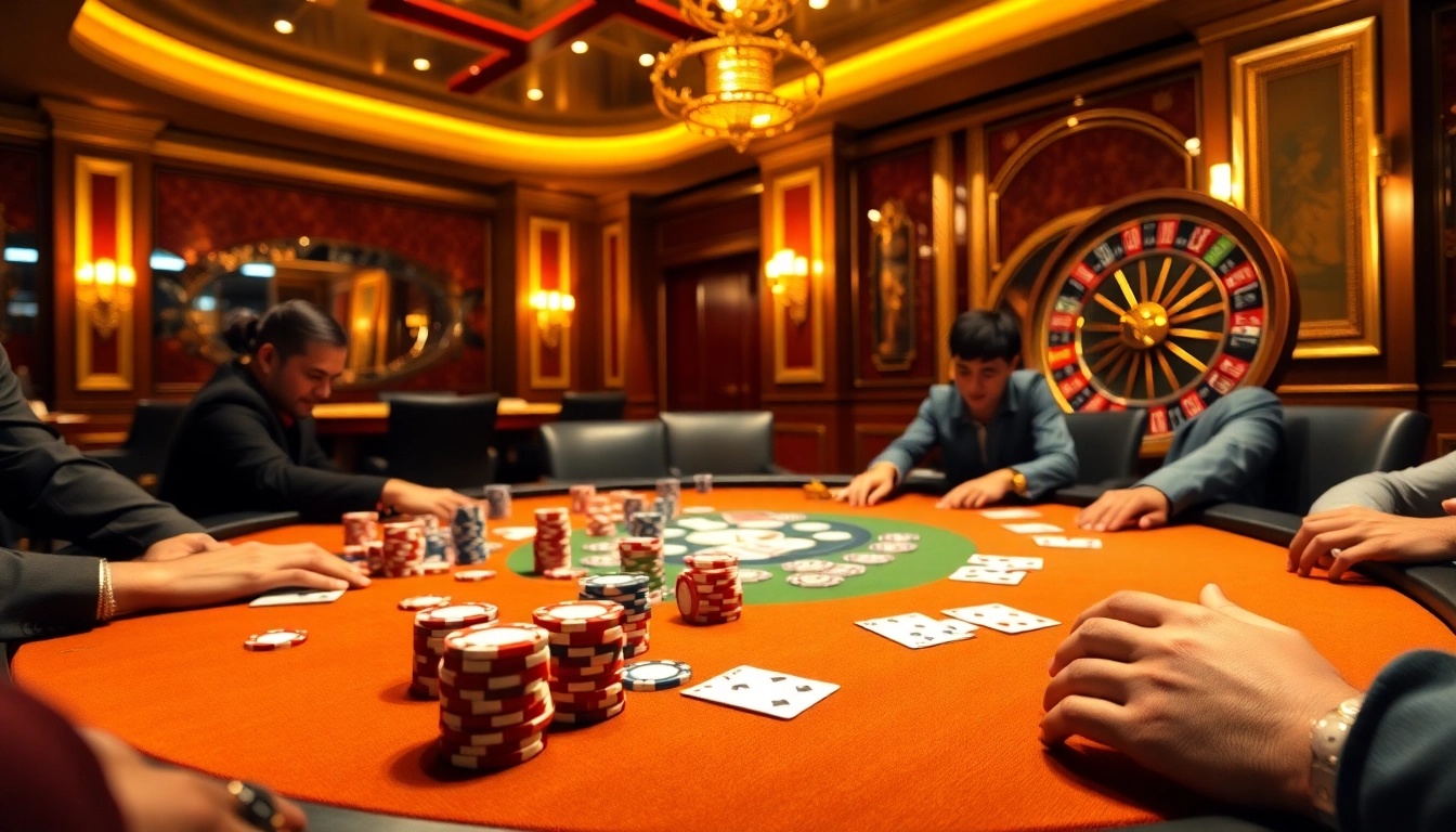 Experience the excitement and strategy of fun 88 at a luxurious casino table.