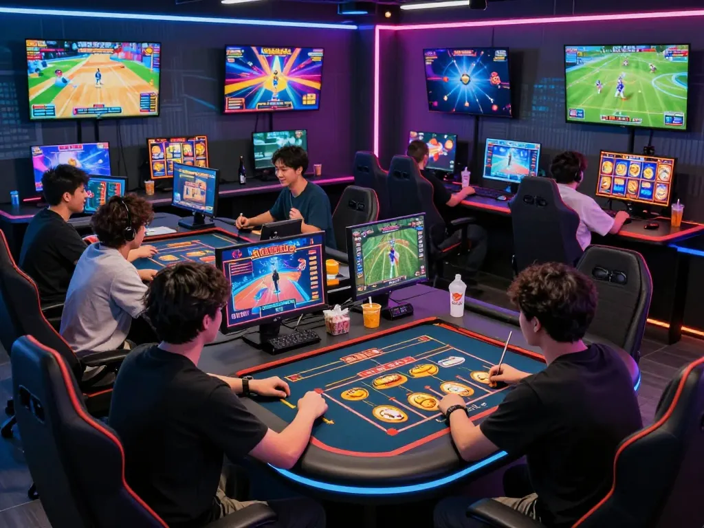 Exciting online gaming scene at https://79kingg.us/ with players enjoying fish shooting and sports betting.