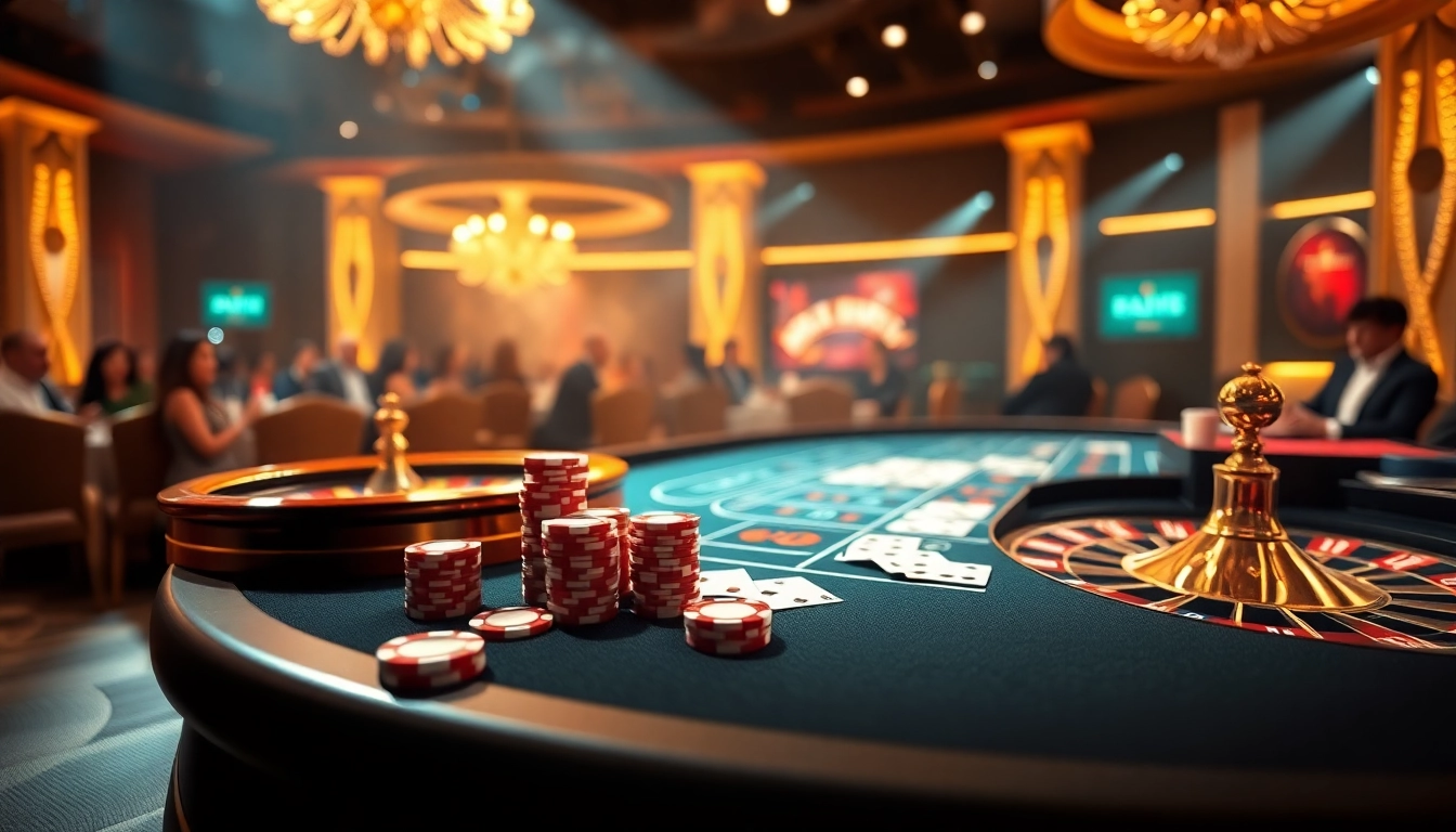 Experience the excitement of S666hn.com with vibrant casino action featuring poker chips and roulette.