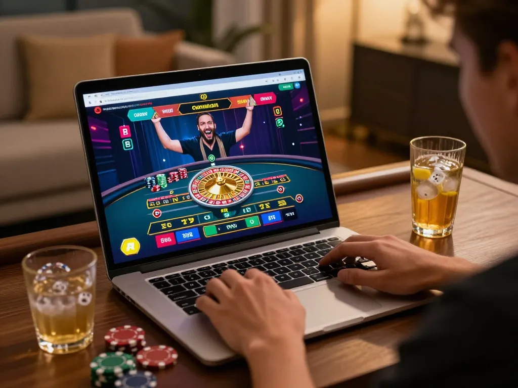 Engaging with the KU88 online casino game interface during an exciting live roulette session
