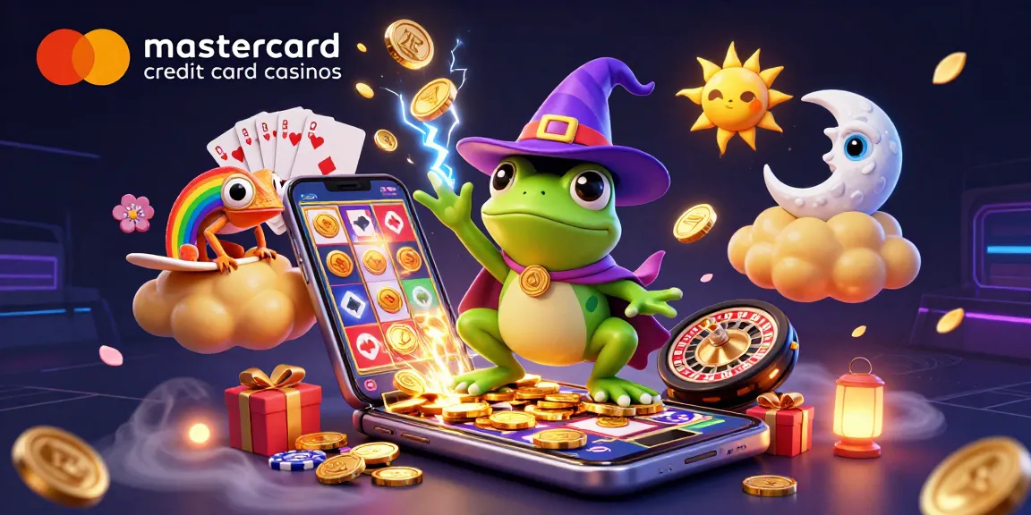 Experience the excitement of mastercard credit card casinos with vibrant characters and dynamic game elements in 3D.