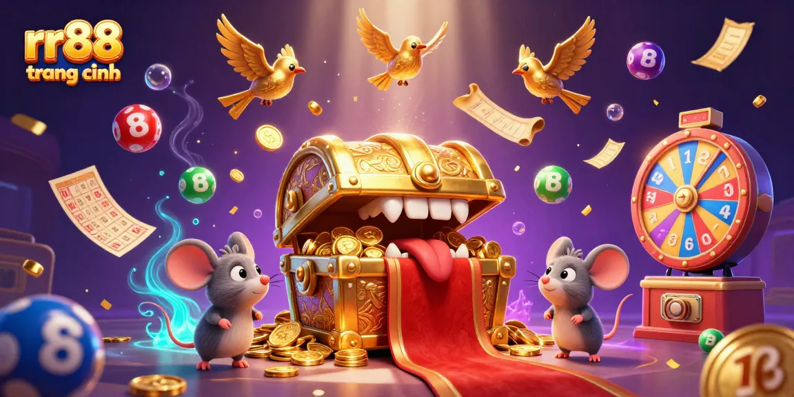 Experience the thrill of gaming at rr88 trang chính with vibrant lottery balls and treasure-filled adventures.