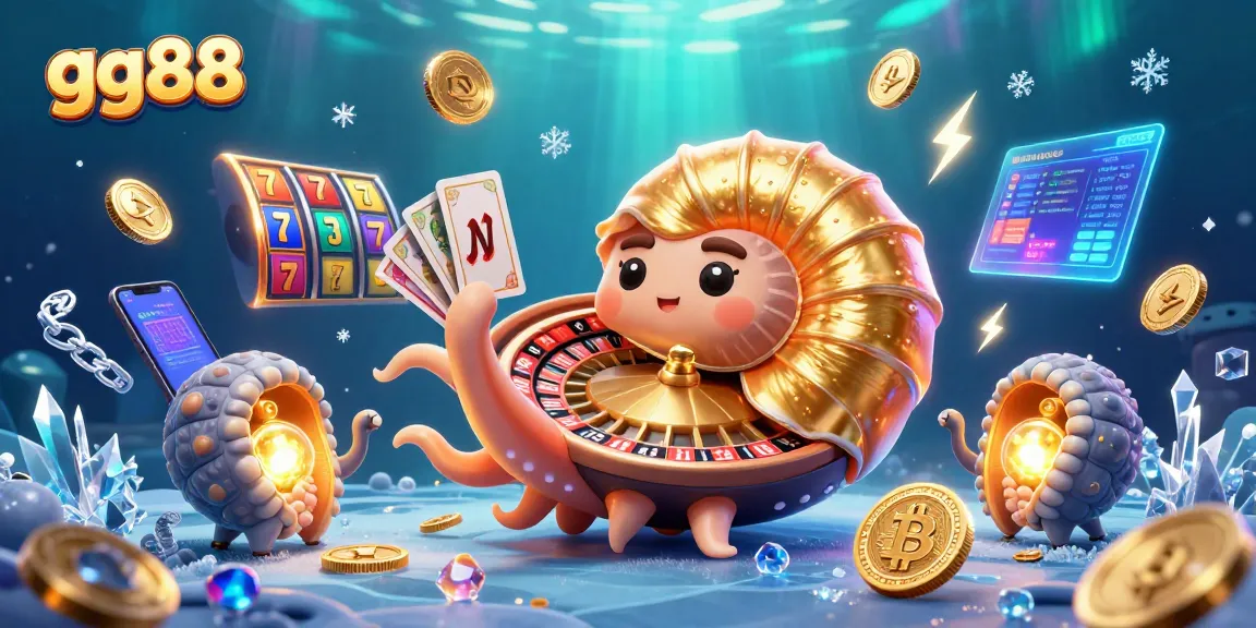 Play thrilling games at gg88 with golden nautilus roulette and vibrant crypto elements.