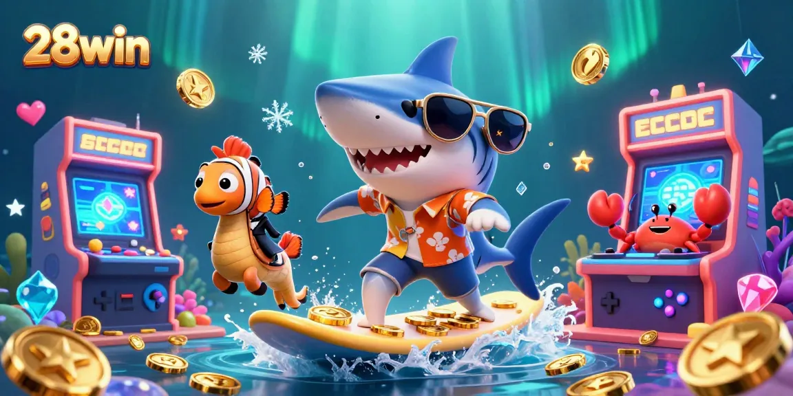 Experience winning gameplay at 28win with vibrant 3D characters and gaming elements in a captivating setting